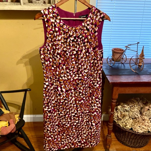 Nine West Dresses & Skirts - 🌹4/25 Nine West Brown Chetah Print Dress Size 12
